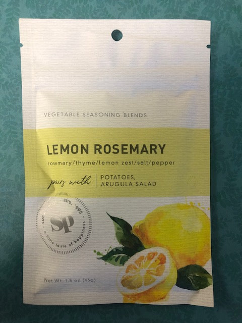 Lemon Rosemary Seasoning Pack with Citrus and Herbs for Potatoes and Salads