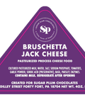"Sugar Plum Bruschetta Jack Cheese Packaging Label"