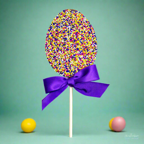 Easter Egg Nonpareil Lollipops - 6 Piece Set