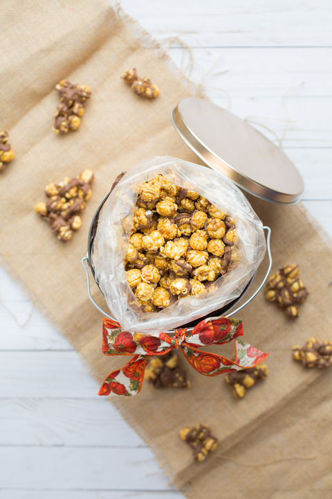 Sugar Plum Chocolate Covered Popcorn