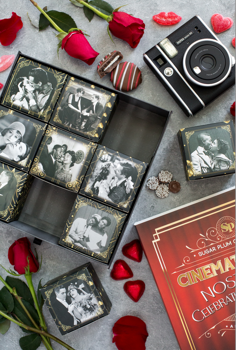 Cinematic Movie Night Gift Basket – Nostalgic Movie Boxes, Academy Awards Treats, Film-Themed Date Night Gift