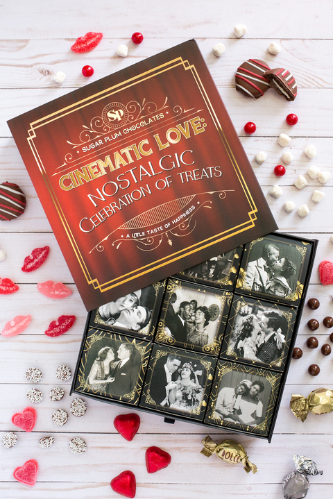 Cinematic Movie Night Gift Basket – Nostalgic Movie Boxes, Academy Awards Treats, Film-Themed Date Night Gift