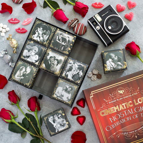 Cinematic Movie Night Gift Basket – Nostalgic Movie Boxes, Academy Awards Treats, Film-Themed Date Night Gift